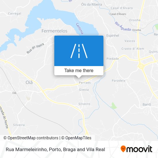 Rua Marmeleirinho mapa