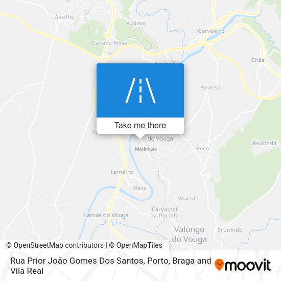 Rua Prior João Gomes Dos Santos mapa
