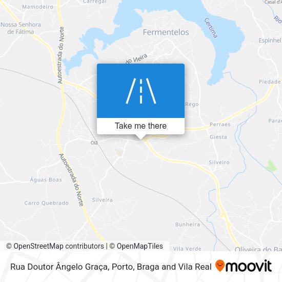 Rua Doutor Ângelo Graça mapa
