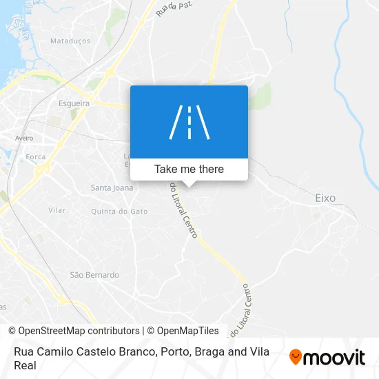 Rua Camilo Castelo Branco map