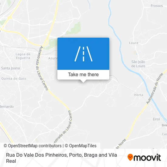 Rua Do Vale Dos Pinheiros map