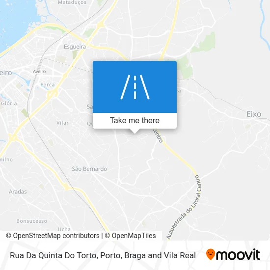 Rua Da Quinta Do Torto map