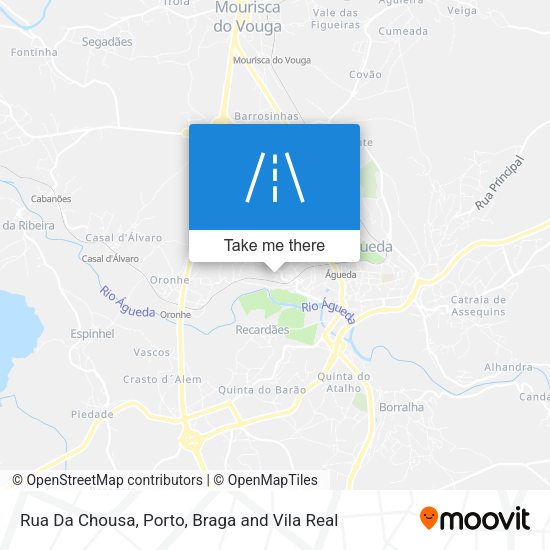 Rua Da Chousa mapa