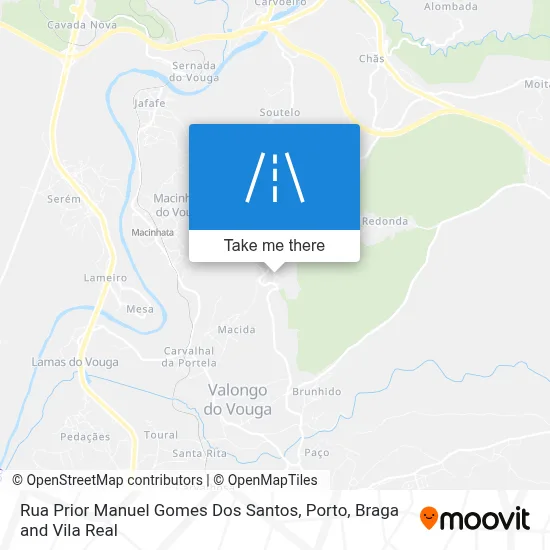 Rua Prior Manuel Gomes Dos Santos map