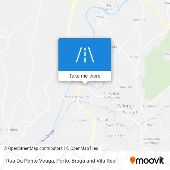 Rua Da Ponte Vouga map