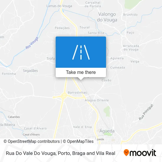 Rua Do Vale Do Vouga map