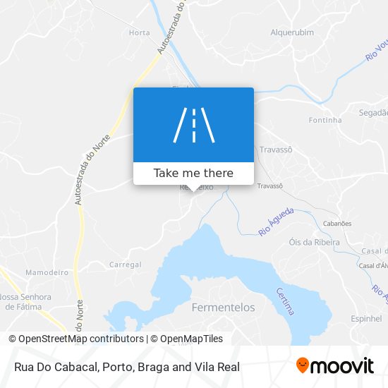 Rua Do Cabacal map