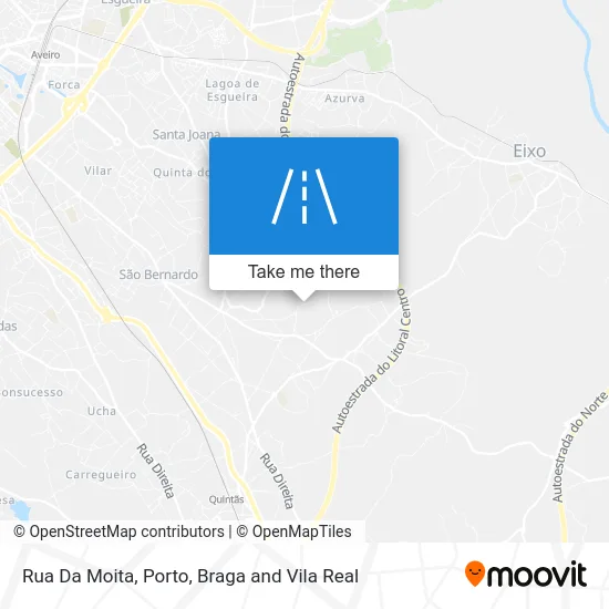 Rua Da Moita map