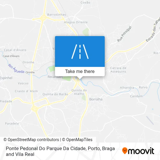 Ponte Pedonal Do Parque Da Cidade map