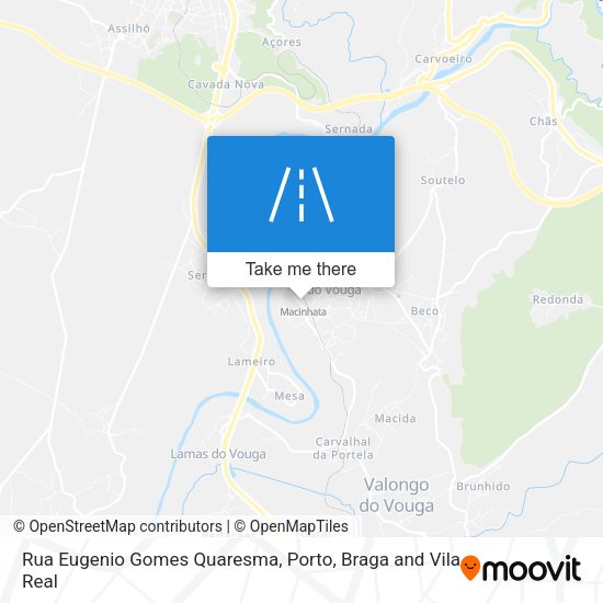 Rua Eugenio Gomes Quaresma map