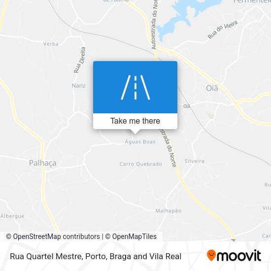 Rua Quartel Mestre mapa