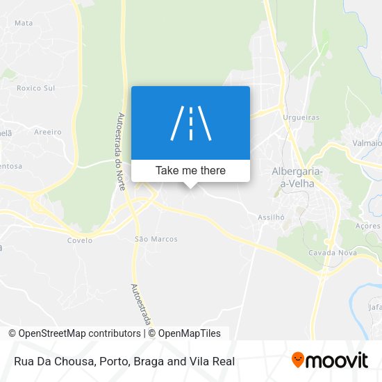 Rua Da Chousa map