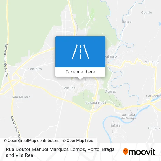 Rua Doutor Manuel Marques Lemos map