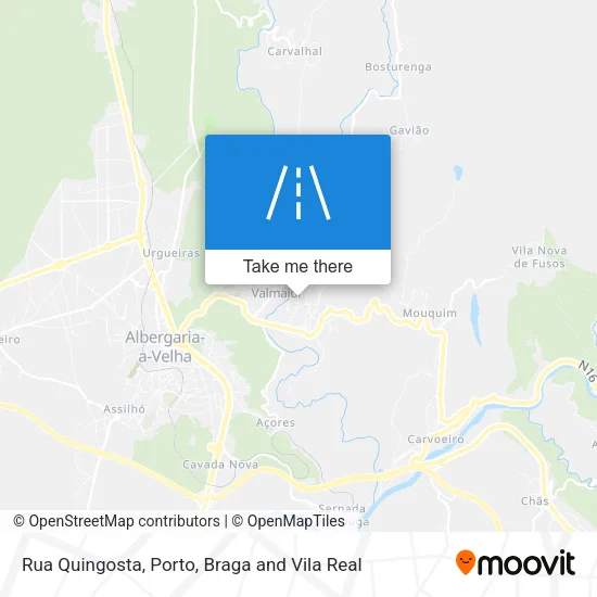 Rua Quingosta mapa