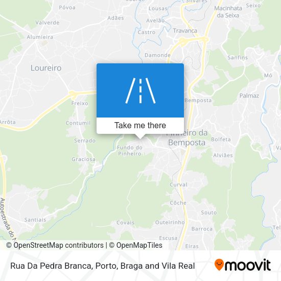 Rua Da Pedra Branca mapa