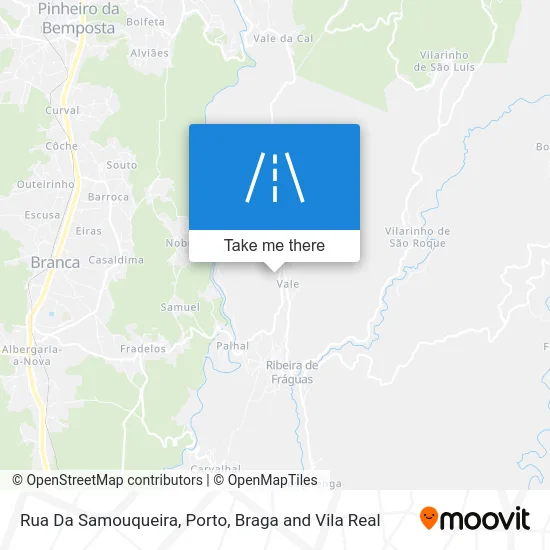 Rua Da Samouqueira map