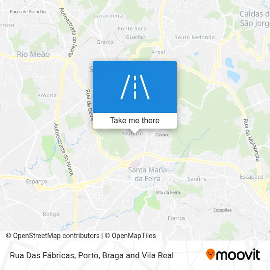 Rua Das Fábricas map