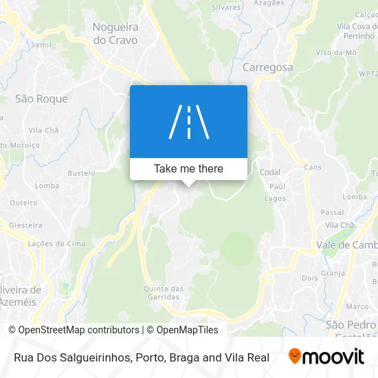 Rua Dos Salgueirinhos map