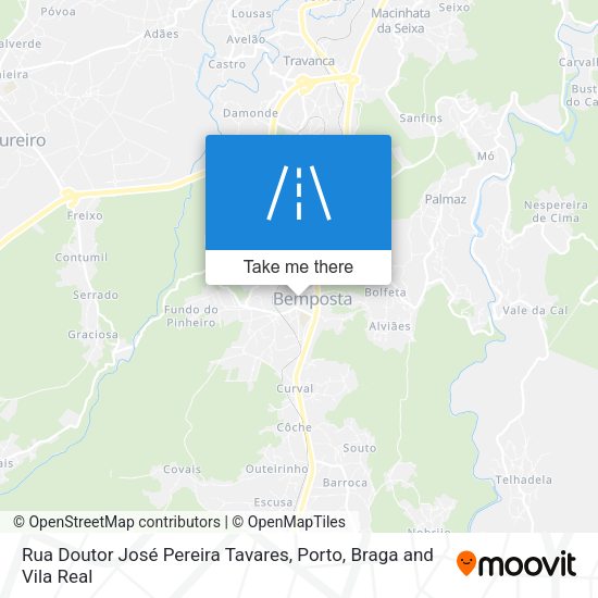 Rua Doutor José Pereira Tavares map