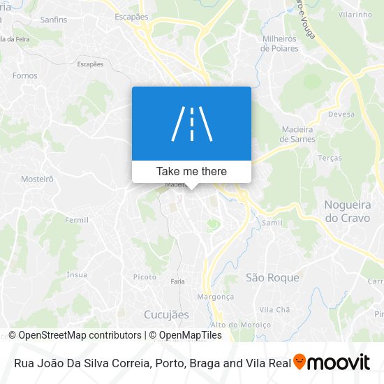 Rua João Da Silva Correia mapa