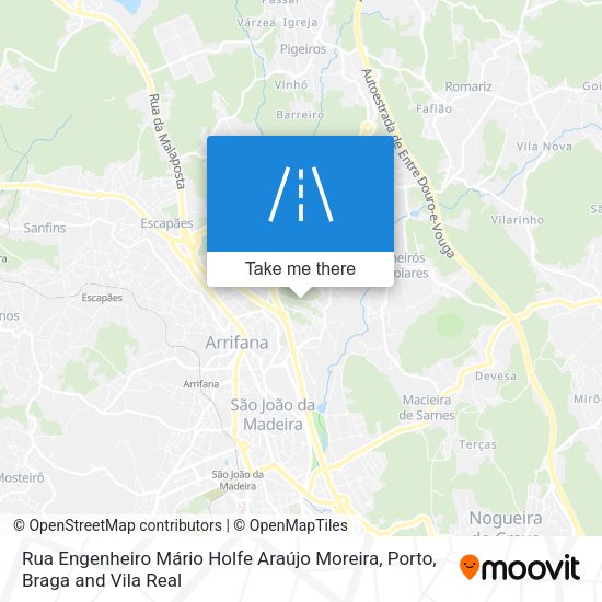 Rua Engenheiro Mário Holfe Araújo Moreira mapa