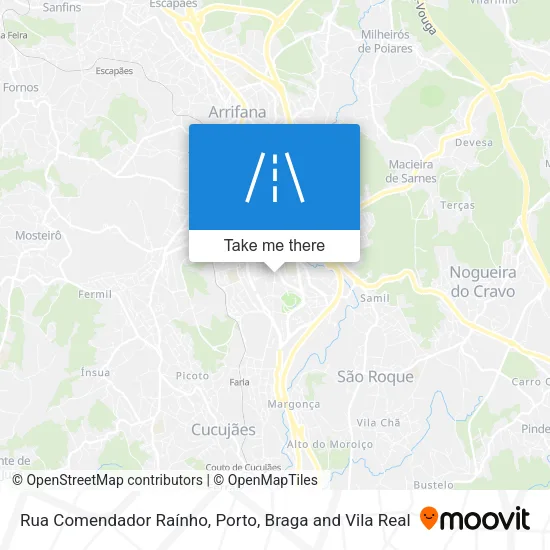Rua Comendador Raínho map