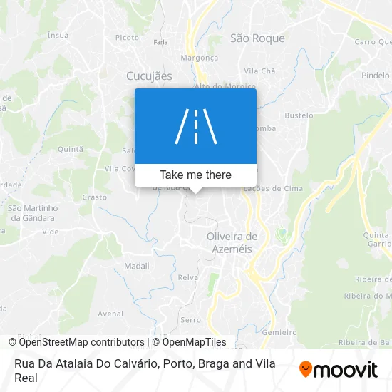 Rua Da Atalaia Do Calvário map