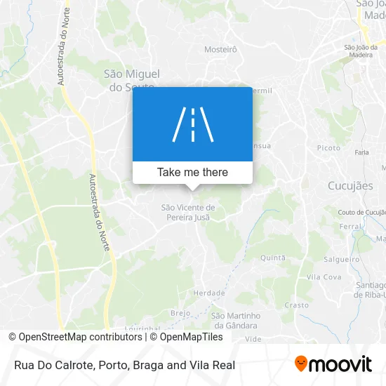 Rua Do Calrote map