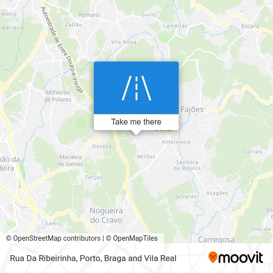 Rua Da Ribeirinha map
