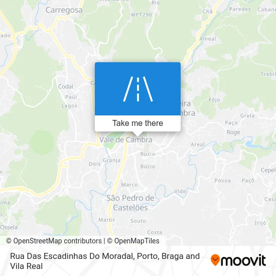 Rua Das Escadinhas Do Moradal map