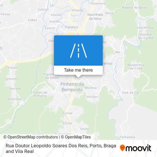 Rua Doutor Leopoldo Soares Dos Reis mapa