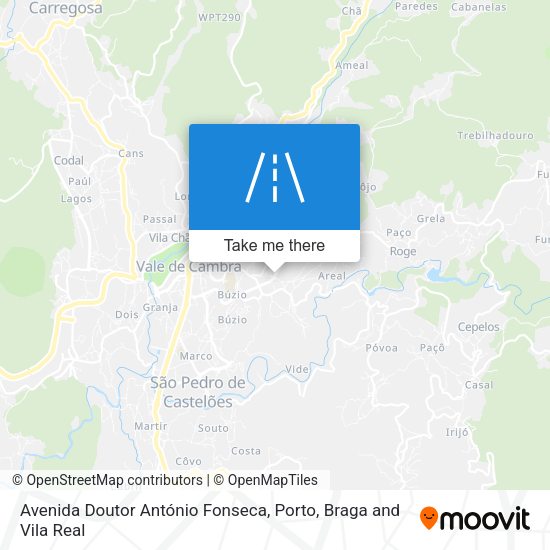 Avenida Doutor António Fonseca map