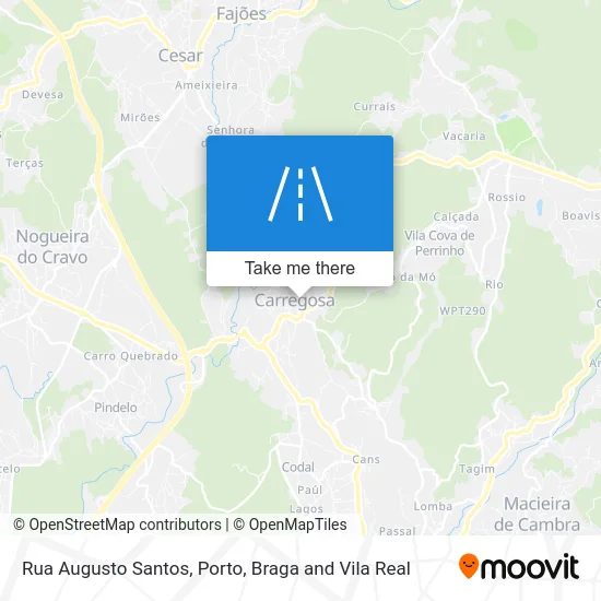 Rua Augusto Santos map