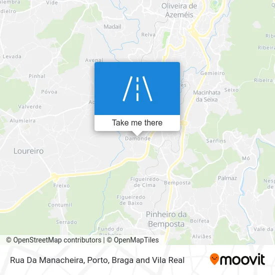 Rua Da Manacheira map