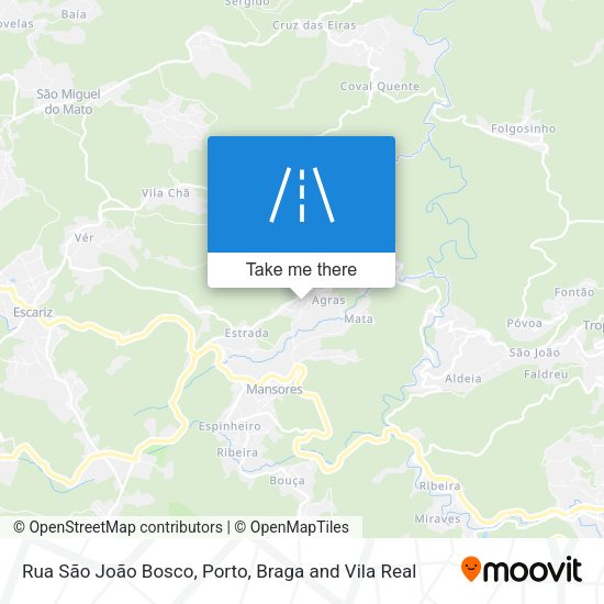 Rua São João Bosco map