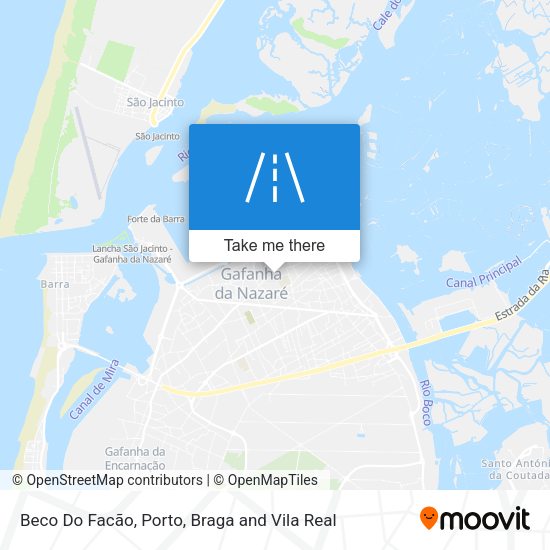 Beco Do Facão mapa