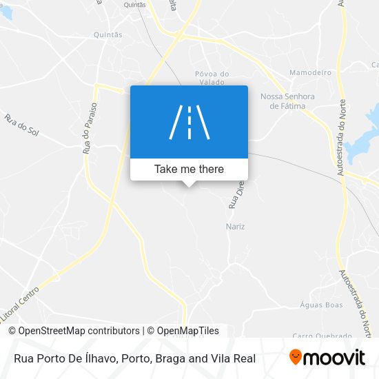 Rua Porto De Ílhavo mapa