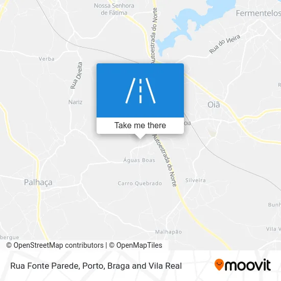Rua Fonte Parede map