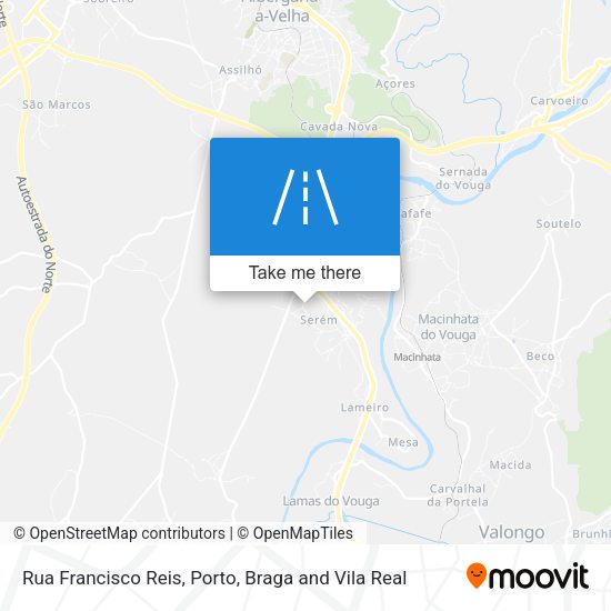 Rua Francisco Reis mapa