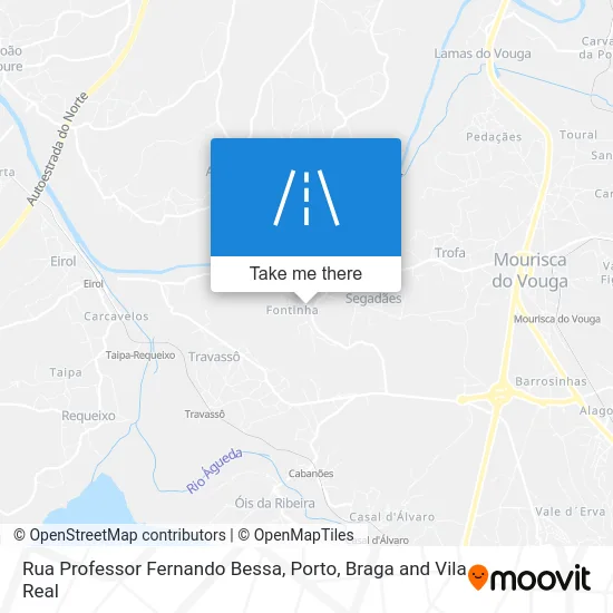 Rua Professor Fernando Bessa map