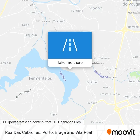 Rua Das Cabreiras map