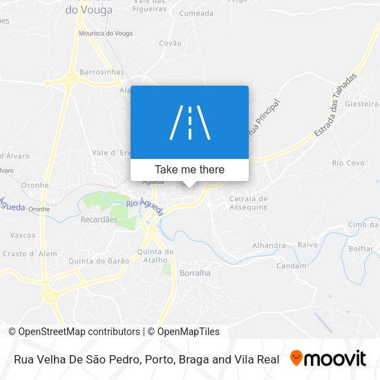 Rua Velha De São Pedro map