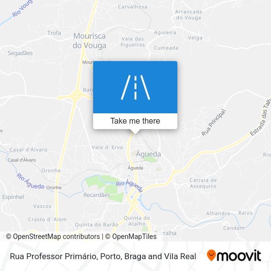 Rua Professor Primário map