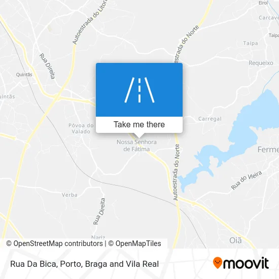 Rua Da Bica map