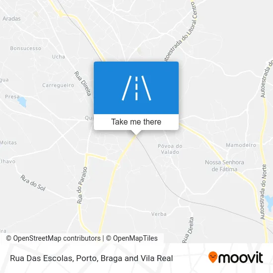Rua Das Escolas map