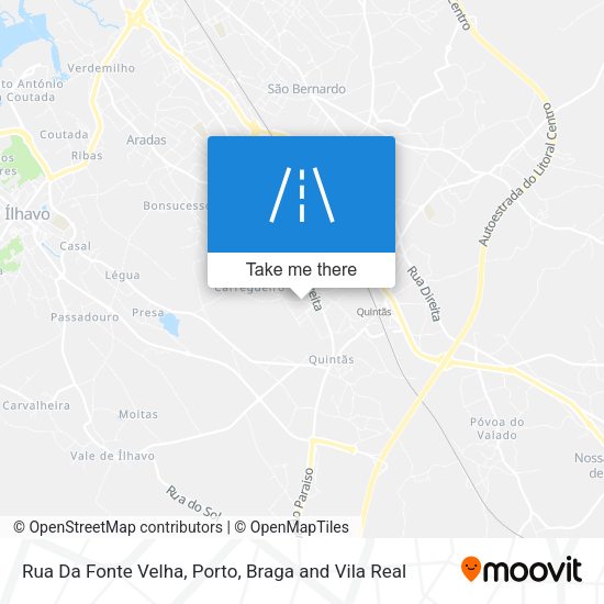 Rua Da Fonte Velha map