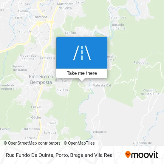 Rua Fundo Da Quinta map