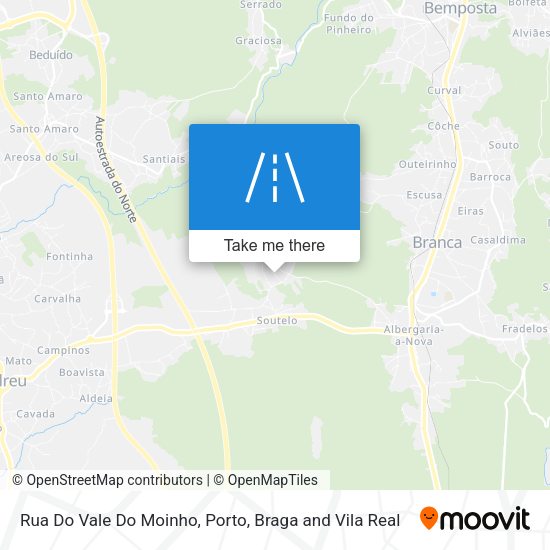 Rua Do Vale Do Moinho mapa