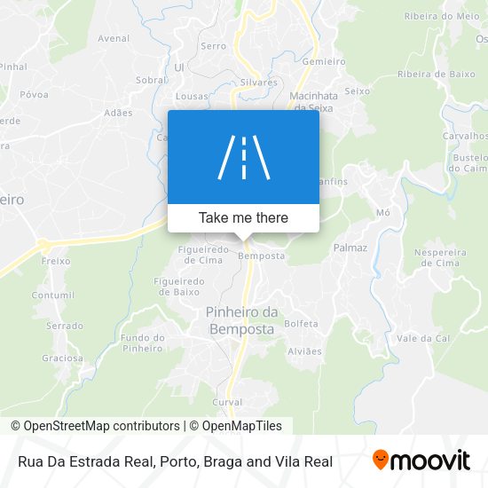 Rua Da Estrada Real mapa