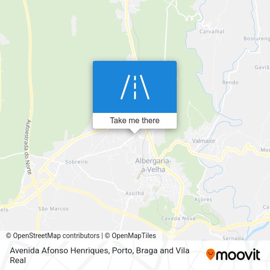 Avenida Afonso Henriques map